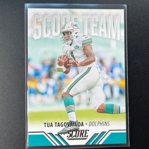 2021 Tua Tagovailoa Panini Score Card
